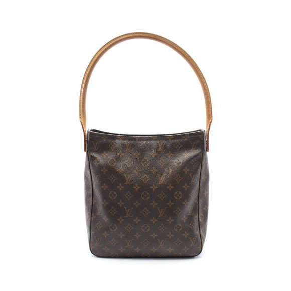 Louis Vuitton Handbags - Louis Vuitton Looping GM Shoulder Bag Leather Monogram Brown